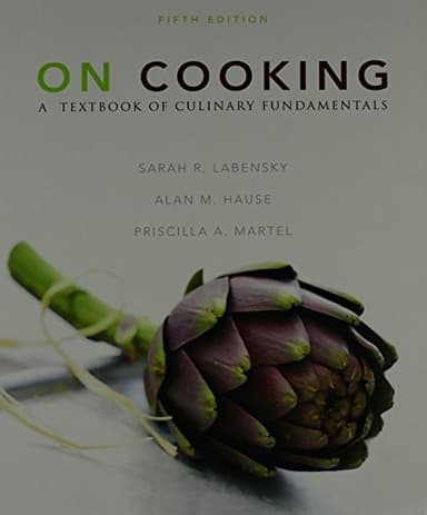 Cover of On Cooking & MCL & NRA Cooking/Baking Answer Sheet
