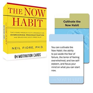 Cover of The Now Habit : 64 Motivation Cards