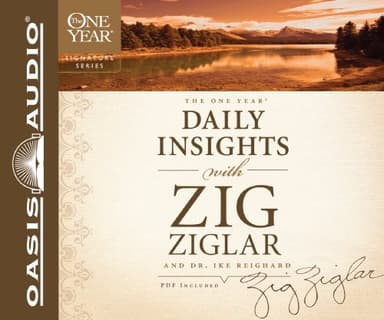 Cover of One Year Daily Insights with Zig Ziglar