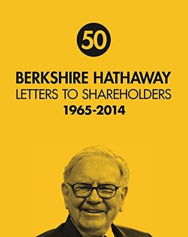 Cover of 50 Berkshire Hathaway Letters to Shareholders 1965-2014