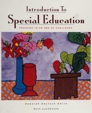 Cover of Introduction to special education