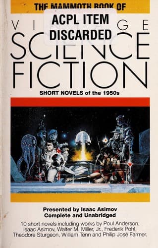 Cover of The Mammoth Book of Vintage Science Fiction