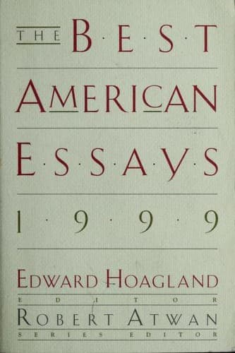 Cover of The Best American Essays 1999 (The Best American Essays)