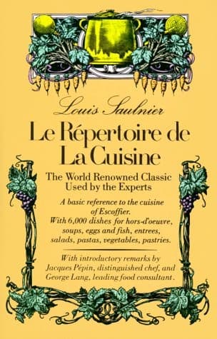 Cover of Le répertoire de la cuisine