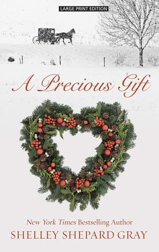 Cover of A precious gift [large print]