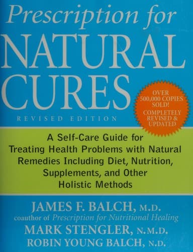 Cover of Prescription for natural cures