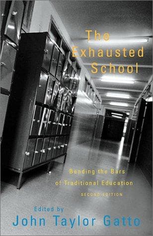 Cover of The Exhausted school