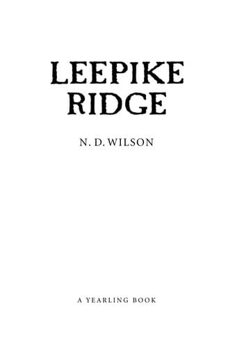 Cover of Leepike Ridge