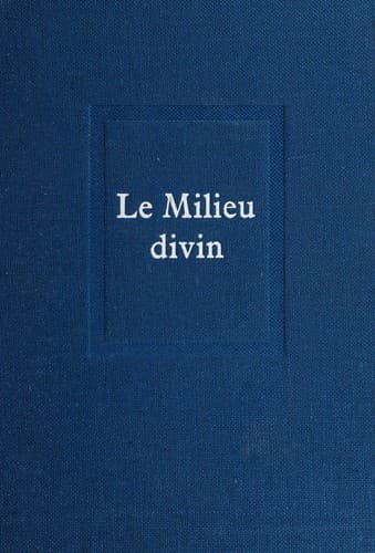 Cover of Le milieu divin
