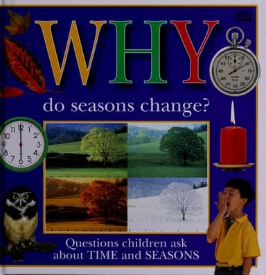 Cover of Why do seasons change?