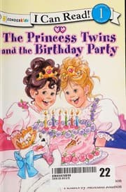 Cover of The princess twins and the birthday party