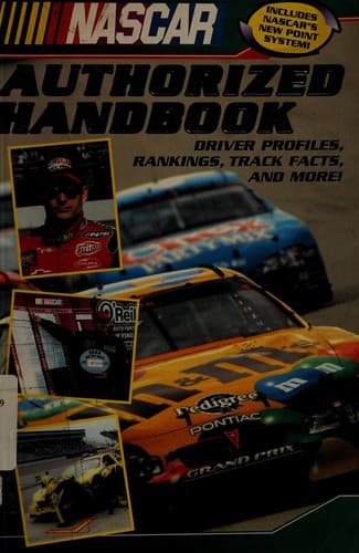 Cover of NASCAR authorized handbook