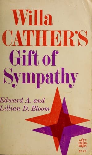 Cover of Willa Cather's gift of sympathy