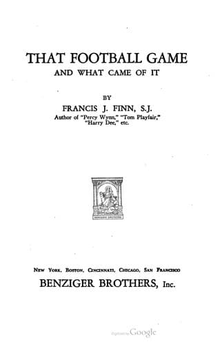 Cover of That football game