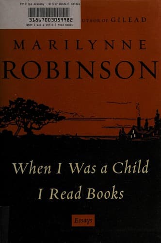 Cover of When I Was a Child I Read Books