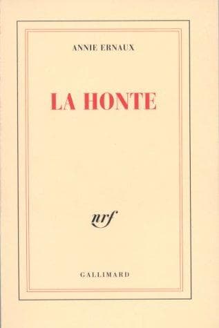 Cover of La honte