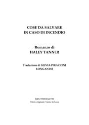 Cover of Cose da salvare in caso di incendio