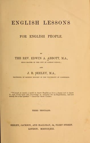 Cover of English Lessons for English People