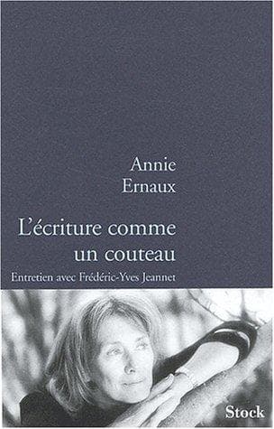 Cover of L' écriture comme un couteau