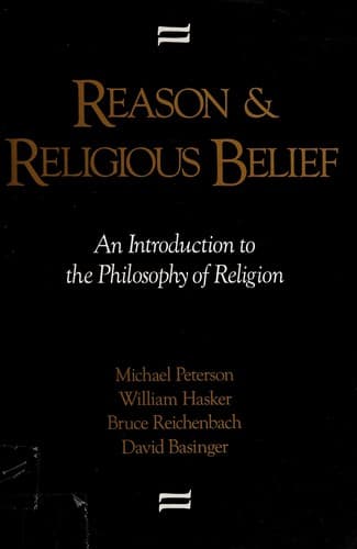 Cover of Reason and religious belief