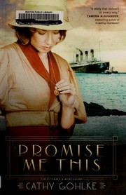 Cover of Promise me this