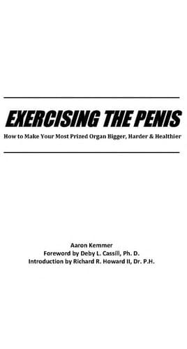 Cover of Exercising the penis