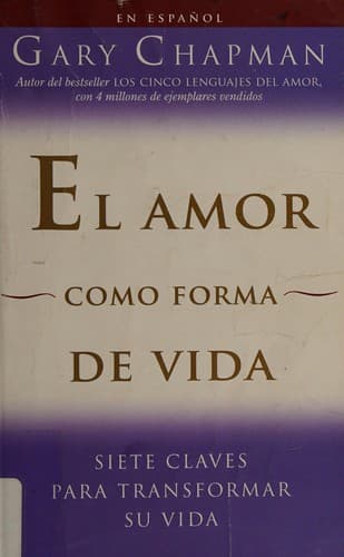 Cover of El amor como forma de vida