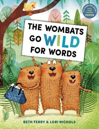 Cover of Wombats Go Wild for Words