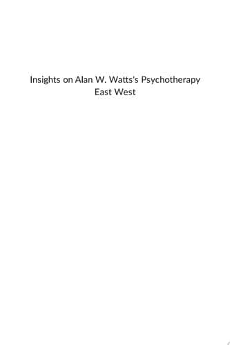 Cover of Psychotherapy East & West