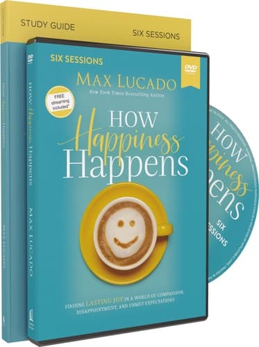 Cover of How Happiness Happens Study Guide with DVD