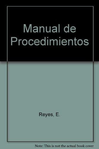 Cover of Manual de Procedimientos