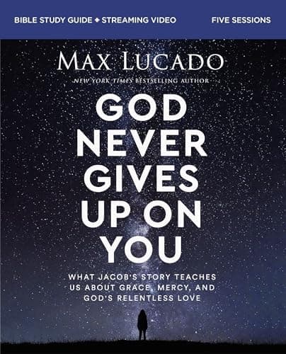 Cover of God Never Gives up on You Bible Study Guide Plus Streaming Video