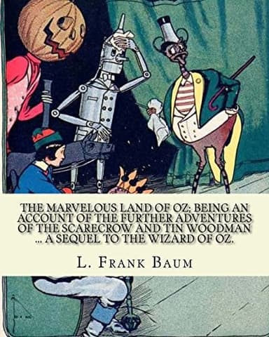 Cover of The land of Oz A SEQUEL TO THE LAND OF OZ