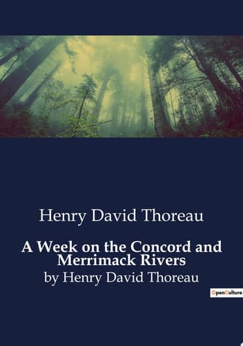 Cover of A week on the Concord and Merrimac Rivers