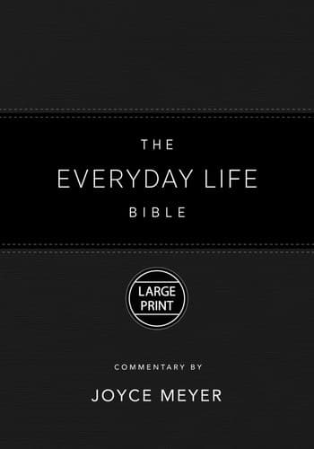 Cover of Everyday Life Bible Black LeatherLuxe®