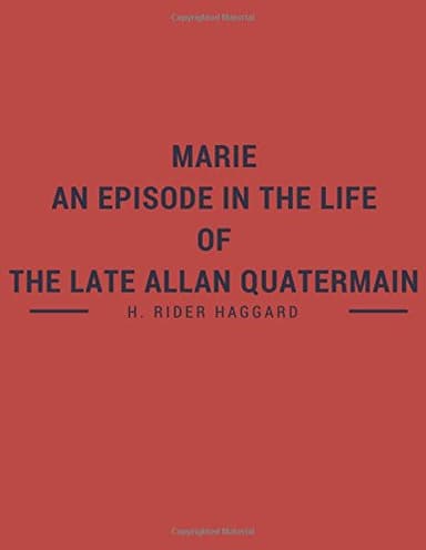 Cover of Marie