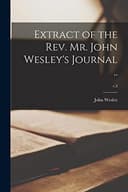 Cover of Extract of the Rev. Mr. John Wesley's Journal . . ; V. 3
