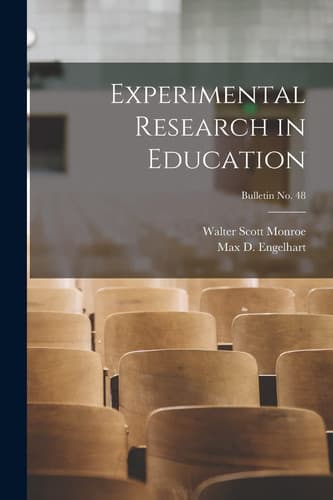 Cover of Experimental Research in Education; Bulletin No. 48