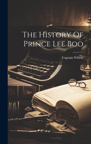 Cover of History of Prince Lee Boo