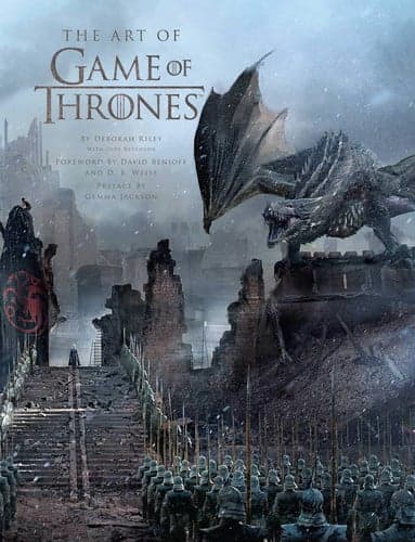 Cover of Art of Game of Thrones, the Official Book of Design from Season 1 to Season 8