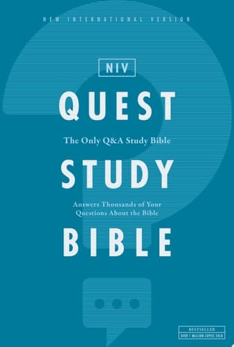 Cover of NIV, Quest Study Bible, eBook: The Only Q and A Study Bible