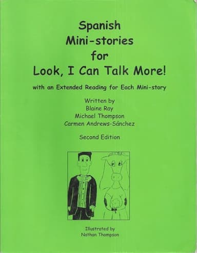 Cover of Spanish mini-stories for Look, I can talk