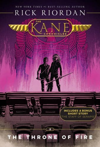 Cover of Kane Chronicles, Book Two the Throne of Fire