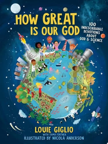 Cover of How Great Is Our God: 100 Indescribable Devotions about God and Science (Indescribable Kids)