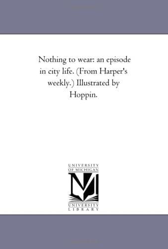 Cover of Nothing to wear