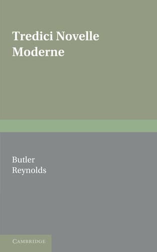 Cover of Tredici novelle moderne