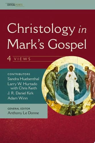 Cover of Christology in Mark's Gospel