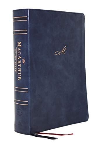 Cover of Nkjv, Macarthur Study Bible, 2nd Edition, Leathersoft, Blue, Comfort Print