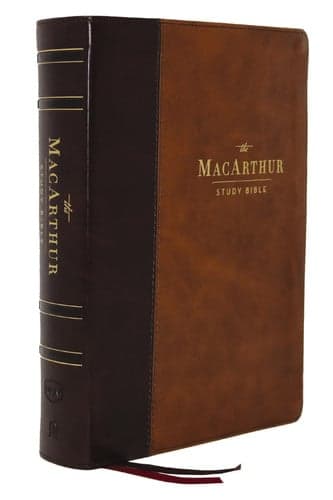 Cover of Nkjv, Macarthur Study Bible, 2nd Edition, Leathersoft, Brown, Comfort Print