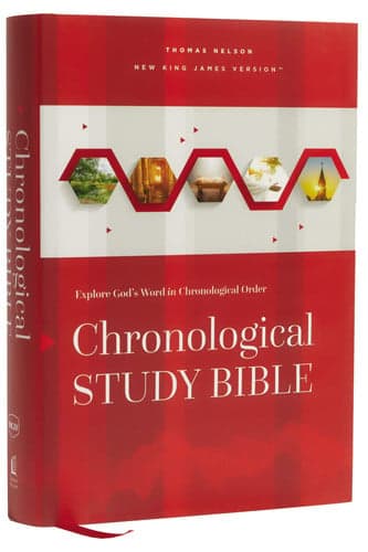 Cover of NKJV, Chronological Study Bible, Hardcover, Comfort Print